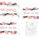 200 Pcs Wedding Party Favors Mint to Be Wedding Mints Candy Favor Stickers Mint to Be Wedding Favor Stickers Thank You for Celebrating with Us Wedding Gifts Tags Decoration for Guests