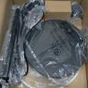 [Upgraded] Dimmable Black Floor Lamp, 1200 Lumens LED Edison Bulb Included, Arc Floor Lamp for Living Room Modern Standing Tall Floor Lamps with Linen Shade for Bedroom Office Reading Room Nursery