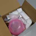 WATHFKCU 4 Sets DIY Glass Mosaic Tiles for Crafts,Mixed Color Mosaic Kits with Wooden Coaster for Adults,Mosaic Crafts Materials Package for Coaster Handmade Home Decor Gifts