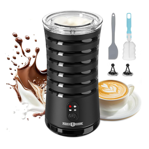 Electric Milk Frother, Paris Rhône 4-in-1 Milk Steamer and Frother, Hot & Cold Foam Milk Warmer with Temperature Control, Auto Shut-Off Frothers for Coffee, Latte,Macchiato, Cappuccino