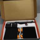 2000 lb Capacity - Heavy Duty Furniture Movers with Wheels and Moving Dolly, Includes Furniture Lifter Jacks Tool Set, Gliders, Sliders, 5 Rollers Casters Cart. Easily Move Furniture, Piano, Equipment (6.9" x 6.9", Black)