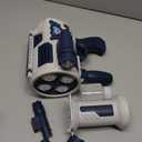 Bubble Gun with Upgraded 4 Fan Drives (Bulit-in 3 oz Bubble Solution), Bubble Machine Gun for Kids Toddlers Adults, Automatic Bubble Blower for Summer Outdoor Party Birthday Wedding Toys (Blue)