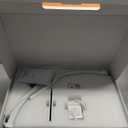 Yokilly Half Moon Light for Nail Desk: 29" Foldable Half Moon Desk Lamp with Phone Holder for Beginner - Arch Nail Tech Light with 3 Color Modes & 10 Brightness for Manicure Salon (White, Large)