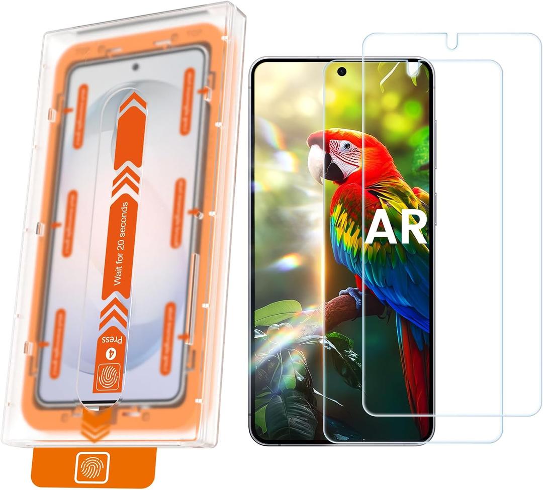 2 Pack for SAMSUNG Galaxy S26 Ultra Anti Reflective Screen Protector [NO.1 Shatterproof] 10H Anti Glare Tempered Glass 26Ultra 6.9" [Easy Installation] 100% Ultrasonic Fingerprint Unlock