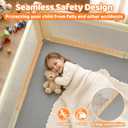 3-Piece Baby Bed Rail for Queen Size, Bed Guard for Kids Toddlers, 3-Sides for Queen Size