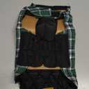 Kuoser Waterproof Dog Coat, Reversible Dog Jacket for Medium Dogs, Adjustable Durable Doggie Winter Coat Warm Puppy Cold Weather Apparel from Small to Large Breed, Green M (Medium (Pack of 1))