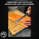 Baitium Fillet Knife for Fish, Razor Sharp 5"-9", Meat Knife, Fishing Knife, Boning Knife for Meat Cutting, Filet Knife, Fish Fillet Knives, Fishing Gear and Equipment (6 Inch)