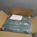 Chair Cushions for Dining Chairs Set of 4, Kitchen Chair Cushions, Chair Pads with Ties Non Slip Backing, Christmas Room Decor, Tufted Memory Foam Seat Cushion 4 Pack, 15.5x15.5x4, Dark Green