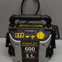 STANLEY J309 Portable Power Station Jump Starter 600 Peak Amp Battery Booster, 3.1A USB Ports, 12 Volts, Battery Clamps