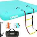 AWSUM Inflatable Floating Dock,6ft Air Platform Island for Water Activities
