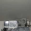 Smoked Power Heated Tow Mirrors Compatible with 2009-2018 Dodge Ram 1500, 2010-2018 2500 3500, 2019-2024 Ram 1500 Classic Flip Up Extended Trailer Towing Side Mirrors with Puddle Light, Black Housing