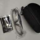 Tallew Lensless Protective Glasses with Travel Case Sport Goggles with dinkball Player Sports Glasses