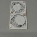 for MagSafe Charger: Magnetic Wireless Charging Pad for iPhone 17 16 15 14 13 12 Series & AirPods 4-2 Pro, Strong Magnet, Aluminum Alloy, USB-C/A Ports, Ultra-Thin & Portable, Ideal for Desk & Bedside (White)