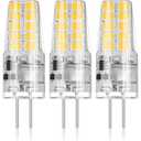 BUBO 5 Pack G4 LED Bulb 2W Equivalent 30W 3000K Warm White 250 Lumens 360Beam Angle, T3 Halogen Bulb Replacement Landscape Bulbs, AC/DC 12V Led Lights G4 Bi-Pin Base for Outdoor Landscape Lighting