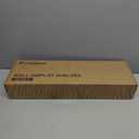 Forbena 24 Inch Bathroom Floating Shelves for Wall Set of 3, Gold Bathroom Shelves Over Toilet Wall Mounted with Rail, Decorative Hanging Shelf for Bedroom Office Living Room Decor (White and Gold)