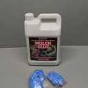 Teexpert Rock Mulch Glue for Landscaping, 1 Gallon Strong Bond Adhesive for Stone, Bark, Pine Straw, and Pea Gravel