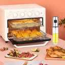 4 x Oil Sprayer for Cooking,100ml Olive Oil Spritzer,Oil Sprayer for Air Fryer, Salad,BBQ,Roasting (transparent)