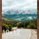 10x12 Picture Frame Deep Brown for Wall Hanging, Wood 10 x 12 Frame Photo Frame for Wall Horizontally or Vertically, Deep Brown, 1 Pack