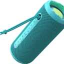 Bluetooth Bass Speaker 24W Loud Stereo Sound, Deep Bass, TWS Pairing, IPX7 Waterproof Dustproof,12H Playtime, RGB Light, Bluetooth Speakers Outdoor for Travel, Sport, Party, Biking (Teal)