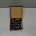 16pcs Round Chair Leg Floor Protectors, Felt Pads Chair Leg Protectors for Hardwood Floors, Silicone Furniture Feet Cups Covers Felt Pads, Prevents Scratches & Reduce Noise, Black, Small, Universal S (0.90'' -1.20'')