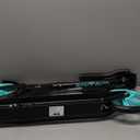 Kick Scooter for Ages 6+,Kid, Teens & Adults. Max Load 240 LBS. Foldable, Lightweight, 8IN Big Wheels for Kids, Teen and Adults, 4 Adjustable Levels. Bearing ABEC9 (Aquas)