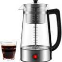 Percolator Coffee Pot Electric 10 Cup, Automatic Keep Warm, Stainless Steel Basket, Cool-Touch Handle