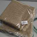 Kitchen Mat Set of 2 PCS, Cushioned Non Slip Rugs for Kitchen Floor, Absorbent Runner Comfort Standing Mats Washable for Kitchen, Office, Home (Brown, 17.3"x47"+17.3"x30")
