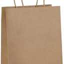 BagDream Gift Bags 8x4.25x10.5 99Pcs Brown Paper Gift Bags with Handles Bulk for Wedding, Party Favor, Grocery, Shopping, Retail, Merchandise Medium Kraft Paper Sacks