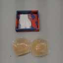 COOMFY Silicone Nipple Covers for Women Reusable Sticky Breast Petals With Travel Case, Fashion tapes and Silicone wash sheets. Nipple Coverings Nipple Pasties thin, Deluxe Kit Champagne