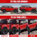 Mabett Mud Flaps for Ford Bronco Accessories 2026,2021-2025 2/4-Door No Punching Required Front and Rear 4PCS