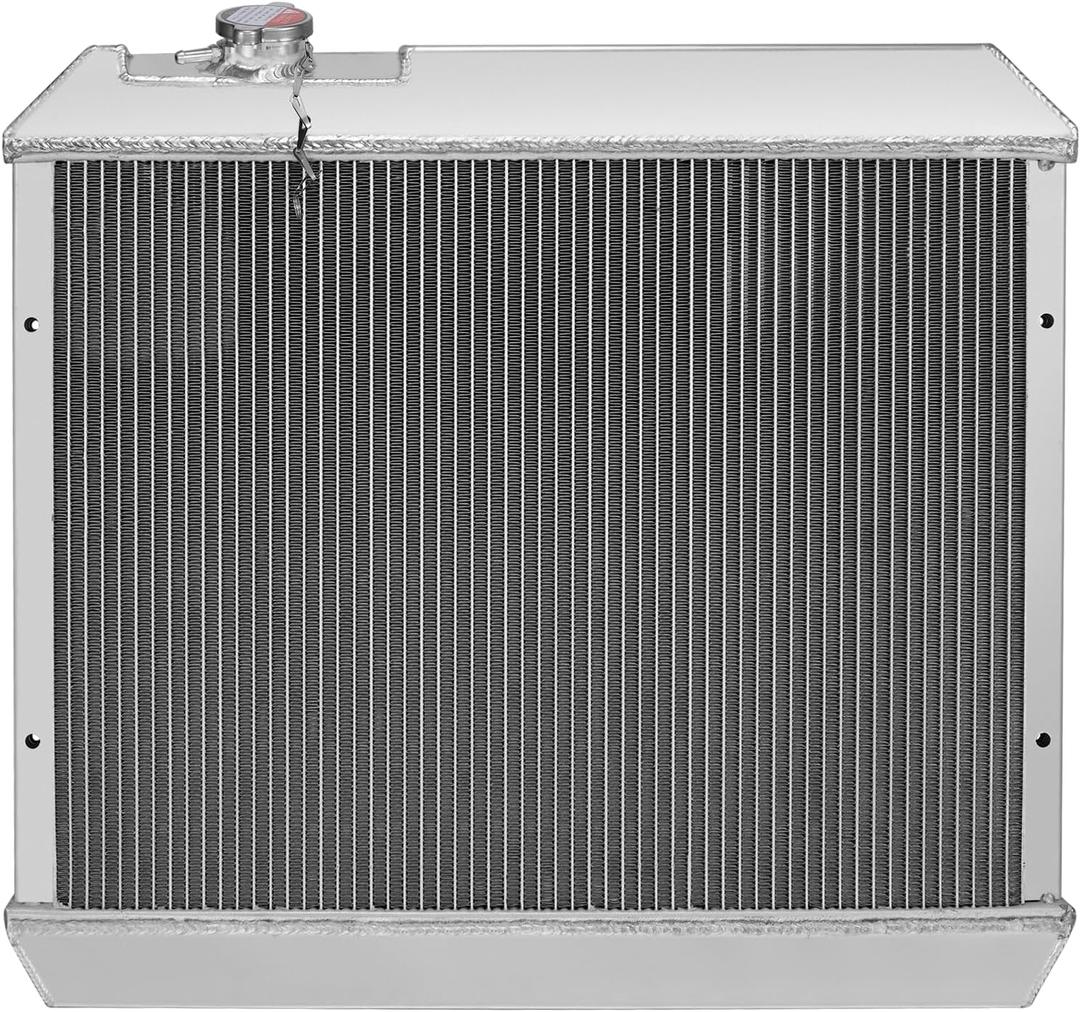 BDFHYK 3ROW-56MM RA-CHEVYT63-3 Aluminum Radiator Compatible with for 1963-1966 ChevroLet C10 Pickup/C20/C30/K10/K20,1964-1966 OLdsmobiLe CutLass/F85,1961-1966 Pontiac BonneviLLe/CataLina Grand Prix