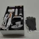 UKLISS Hair Dryer Brush 7 in 1，110000 RPM Hair Dryer with Diffuser for Curly & Twisted Hair Professional Ionic Brush Blow Dryer for Salon-Quality Styling, White Gold