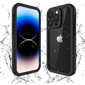 Lanenas for iPhone 14 Pro Max Case, 14 Pro Max Waterproof Case with Built-in Screen Protector, Full Body Heavy Duty Phone Case Dustproof Shockproof Case Cover for iPhone 14 Pro Max 6.7inch Black