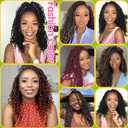 Fulcrum Goddess Locs Crochet Hair 10 Inch, 8 Packs New Faux Locs Crochet Hair for Black Women, Crochet locs with Curly Ends (10Inch (Pack of 8), T27#)