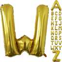 40" Inch Large Gold Letter Balloons, Jumbo Helium Mylar Foil Party Balloons for Birthday Party Decorations, Wedding Bachelorette Bridal Shower Decoration