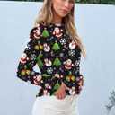 AUTOMET Womens Basic Long Sleeve Crewneck, Plus Size Winter & Spring Top, Casual Fall Tee for Teacher & Everyday Outfits (Black, S)