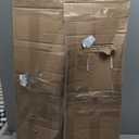 Garvee Kitchen Pantry Cabinet,71 in Tall Storage Cabinet with Doors and Shelves Adjustable, Kitchen Storage Hutch with Microwave Shelf, Led Lights and Charging Station,Corner Pantry Cabinet, Black (18.11 x 13.78 x 31.1 inches)