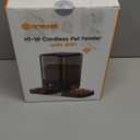 oneisall Cordless WiFi Automatic Cat Feeders 2 Cat, Rechargeable 100-Day Battery Operated Timed Cats Feeder, 20 Cups/5L Cats Food Dispenser Automatic for Large Kibble, Smart App Control.