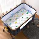 Baby Bassinet Mattress 33 x 20 inches- Firm Support and Comfort Premium Foam,Noiseless and Odorless,Hypoallergenic Small Crib Mattress, Fits Moses Basket, Dual Sided with Soft Breathable Fabric