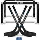 PS Mini Hockey Set – Complete 4-Player Indoor Kit with Mini Goals