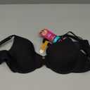 Maidenform Women's Underwire, Everyday Luxe T-Shirt, Full Coverage Bra (34A, Black)