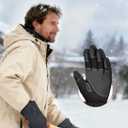 Thin&Thick Winter Gloves for Men and Women,Warm Waterproof Snow Glove for Cold Weather for Ski Hiking Driving Cycling (Medium)