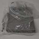 Drum Lampshades Set of 2, 12.6" x 11.6" Diameter, 9.8" High, Easy Assembly, Spider Fitter, Gray Fabric