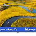 Westinghouse Edgeless Roku TV - 32 Inch Smart Television, LED HD w/Wi-Fi & Mobile App Connectivity, Flat Screen Compatible w/Apple Home Kit, Alexa, & Google Assistant