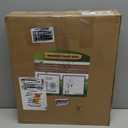 Wooden Toilet Seat Round with Metal Hinges, Wood Toilet Seat for American Standard Size Toilet Seats, Easy to Install