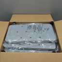 HOMLAND Tub Transfer Bench for Bathtub, FSA/HSA Eligible 400 lbs Heavy Duty Shower Chair with Backrest, Slip-Resistant Feet, Height Adjustable Shower Bench Shower Seat for Elderly and Disabled (Grey)