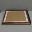 Hongkee 12x16 Picture Frame with Glass, Display Picture 11x14 with Mat or 12x16 Without Mat, 11 by 14 Photo Wooden Frames for Wall Mounting (Rustic Brown, 1 Pack)