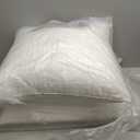 OKBA Set of 2 Throw Pillow Inserts, Hypoallergenic Soft & Firm Cushions with 100% Cotton Cover, 16x16 Pillows Filler for Side Sleepers, Sofa, Bed and Home Decor, Indoor Quality Hotel Pillows (16x16 Inch (Pack of 2)-1CM Stripe)