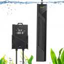 hygger Aquarium Heater with Intelligent Temperature Controller, 200W for 27-53 Gallon Submersible Fish Tank Heater with Leaving Water Automatically Stop Heating System, for Freshwater Saltwater
