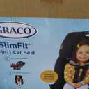 Graco Slimfit 3-in-1 Convertible Car Seat, Slim Car Seat with Space-Saving Design, Highback Booster Seat with 10-Position Headrest, Rear Facing and Forward Facing Carseat, Jarret, Manufactured Date 01/28/2026